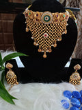 Rajwada Necklace with Natural Stones