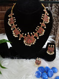 Rajwada Ruby Neck Set