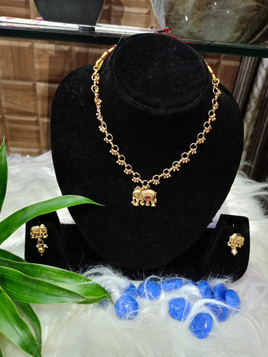 Elephant Pendent Neck set